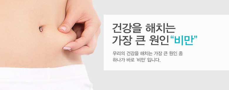 건강을 해치는 가장 큰 원인 비만